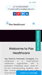 Mobile Screenshot of paxhealthcare.com